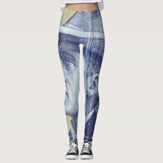 Australische dollars leggings (Voorkant)