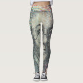 Australische dollars leggings (Voorkant)