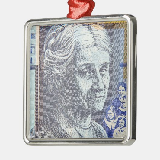 Australische dollars metalen ornament (Links)