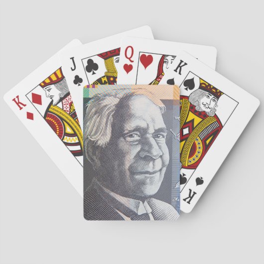 Australische dollars pokerkaarten (Achterkant)