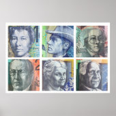 Australische dollars poster (Voorkant)