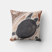 Australische dromen Myth Animals Big Turtle Pillow Kussen (Voorkant)