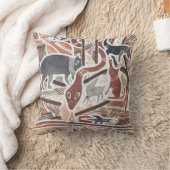 Australische dromen Mythische dieren Slangenkussen Kussen (Deken)