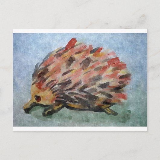 Australische echidna briefkaart (Voorkant)