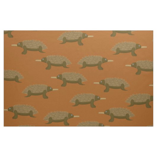 Australische Echidna Print Stof (Fat Quarter)