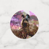 Australische emus, Birthday Table Confetti (Kleine voorkant)