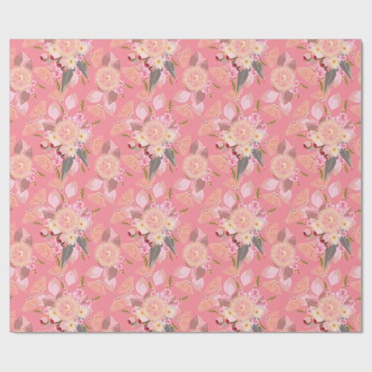 Australische eucalyptus Blooms Cadeaupapier (Vlak)