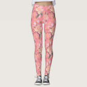 Australische eucalyptus Blooms Leggings (Voorkant)