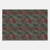 Australische eucalyptus flesborstel bloemig inpakpapier vel (Voorkant 2)