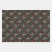 Australische eucalyptus flesborstel bloemig inpakpapier vel (Voorkant 2)