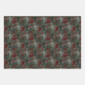 Australische eucalyptus flesborstel bloemig inpakpapier vel (Voorkant)