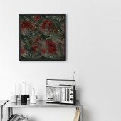 Australische eucalyptus flesborstel bloemig perfect poster