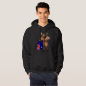 Australische Fan Stier Hoodie (Voorkant volledig)
