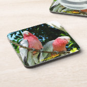 Australische Galah - Roseate Kaketoe Onderzetter (Linkerzijde)