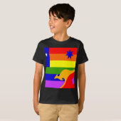 Australische Gay Pride Flag T-shirt (Voorkant volledig)