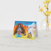 Australische geboorte  kaart (Gele Bloem)