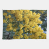 Australische Gele Wattle Tree, Theedoek (Horizontaal)