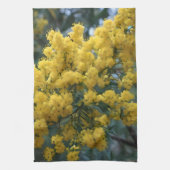 Australische Gele Wattle Tree, Theedoek (Verticaal)
