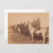 Australische gemonteerde geweren briefkaart (Voorkant / Achterkant)