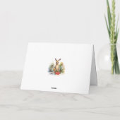 Australische gevouwen kerstkaart feestdagen kaart (Achterkant)