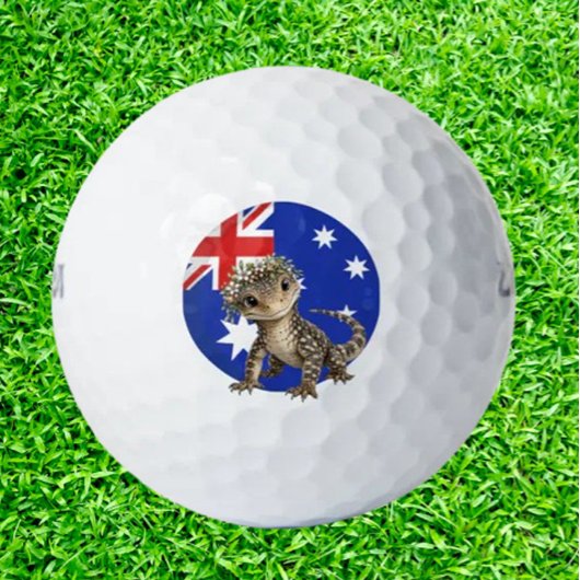 Australische goanna golfballen