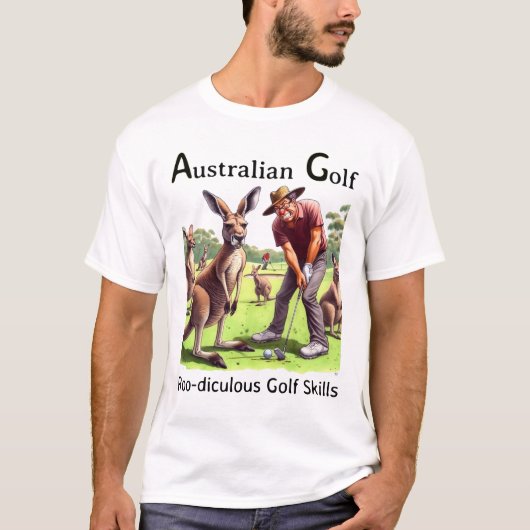 Australische Golf - Golf T-shirt (Voorkant)