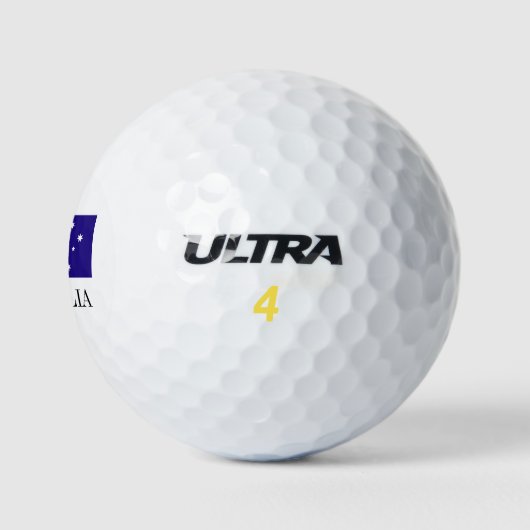 Australische golfballset | Australische trots Golfballen (Logo)
