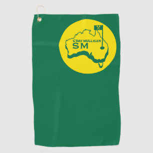 Australische golfcadeaus golfhanddoek