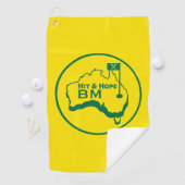 Australische golfcadeaus golfhanddoek (Insitu)