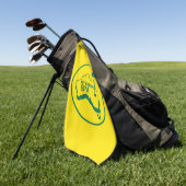 Australische golfcadeaus golfhanddoek (Groen)