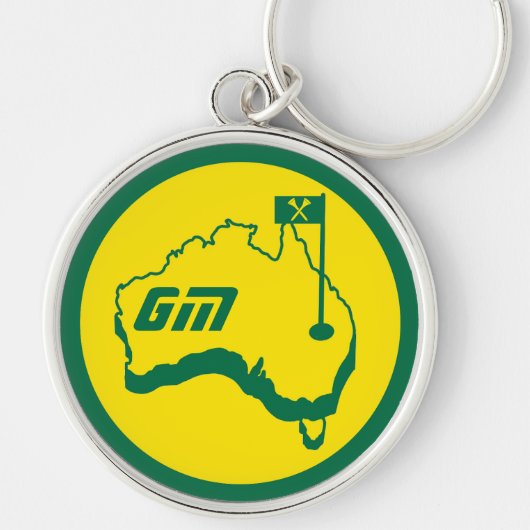 Australische golfcadeaus sleutelhanger (Voorkant)