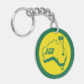 Australische golfcadeaus sleutelhanger (Voorkant Links)