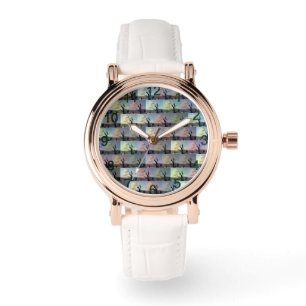 Australische gombomen abstracte kunst, horloge