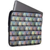 Australische gombomen abstracte kunst, laptop sleeve (Voorkant Rechts)