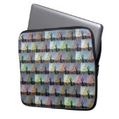 Australische gombomen abstracte kunst, laptop sleeve (Voorkant Links)