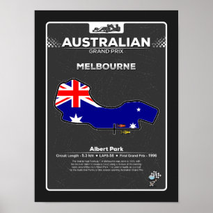 Australische GP Poster