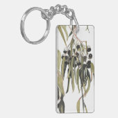 Australische Gumnuts Waterverf Sleutelhanger (Voorkant Links)