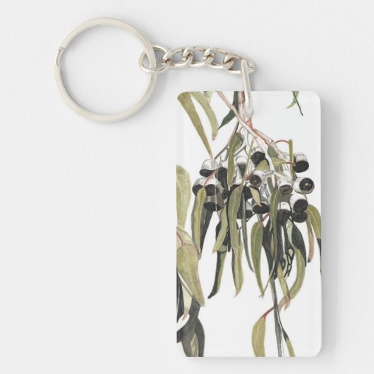 Australische Gumnuts Waterverf Sleutelhanger (Voorkant)