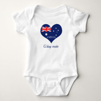 Australische hartvlag romper