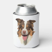 Australische herder 1 blikjeskoeler (Blikje Voorkant)