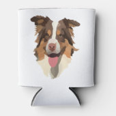 Australische herder 1 blikjeskoeler (Voorkant)