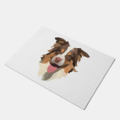 Australische herder 1 deurmat (Schuin)