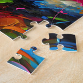 Australische Herder: Acryl Driekleurige Aussie Legpuzzel (Zijkant)