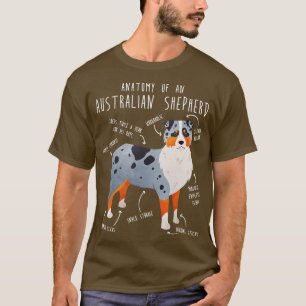 Australische herder Anatomie 1 T-shirt