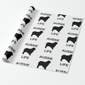 australische herder aussie life cadeaupapier (Uitgerold)
