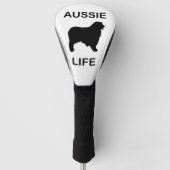 australische herder aussie life golfheadcover (Voorkant)