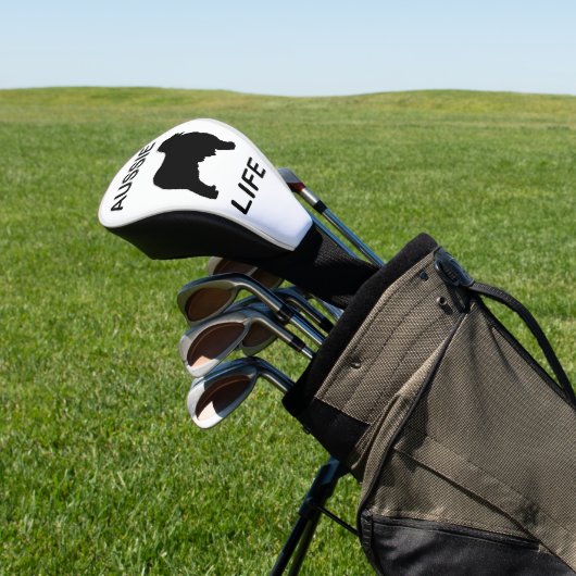 australische herder aussie life golfheadcover (Insitu)