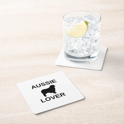 australische herder aussie lover kartonnen onderzetters (Insitu)