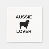 australische herder aussie lover servet (Voorkant)