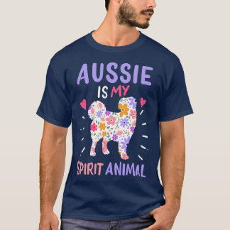 Australische herder Aussie Spirit Animal T-shirt